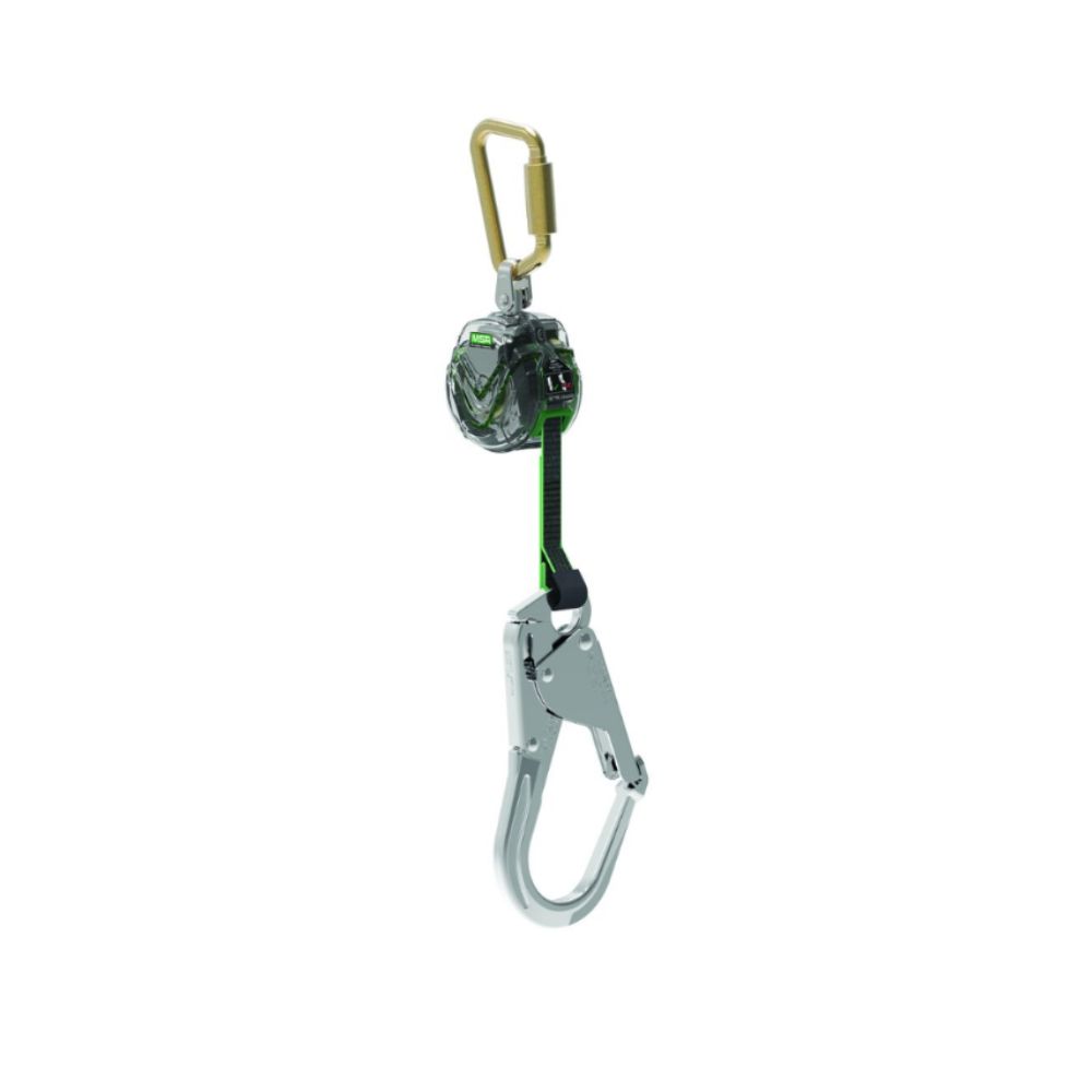 Retractil Latchways Mini de Cinta Gancho Grande de Aluminio 63011 00A