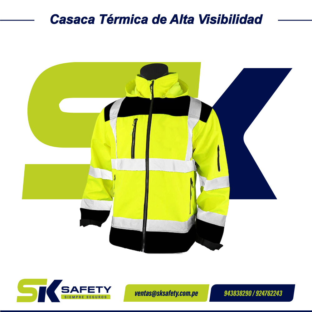 Casaca Térmica de Alta Visibilidad