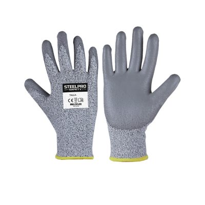 Guantes Multiflex CUT 5 C Gris Steelpro