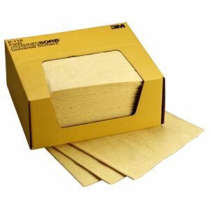 Paño Absorbente Químico 3M Powersorb P-110, 28x33cm, Caja x200