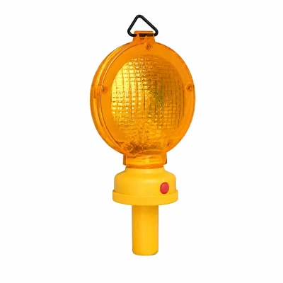 Baliza Solar LED con Soporte para Cono