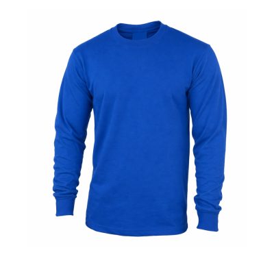 Polo de Algodón Azul 30 1 Manga Larga