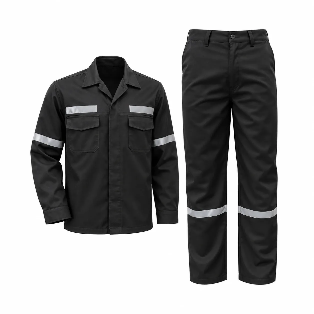 Conjunto de trabajo en dril negro
