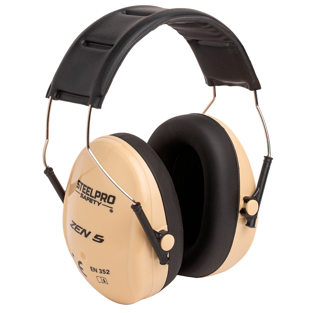 Orejera Steelpro Fono Zen 5 Cintillo SNR 24 dB (beige)
