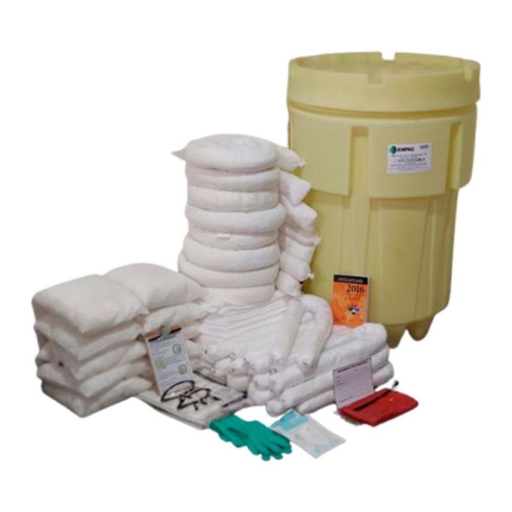 Kit Antiderrame Hidrocarburos En Overpack de 95 Galones
