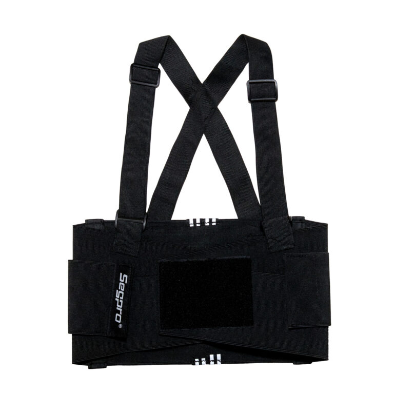 Faja lumbar con 4 barras de PVC y tirantes SEGPRO FLSPNE