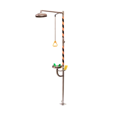 Ducha lavaojos de acero inoxidable STEELPRO BD-560A