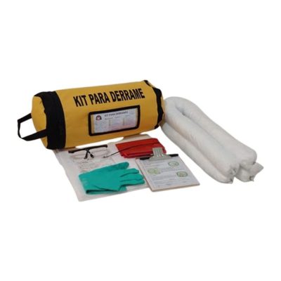 Kit Antiderrame Basico para Hidrocarburos 10 Lt - 20 Lt - 120 Lt