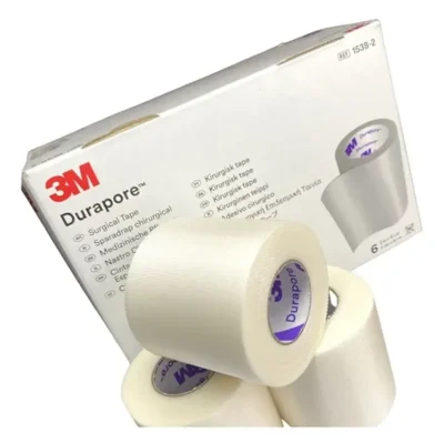 Esparadrapo de tela 3M Durapore 1538-2 5cm x 9.1m caja x 6