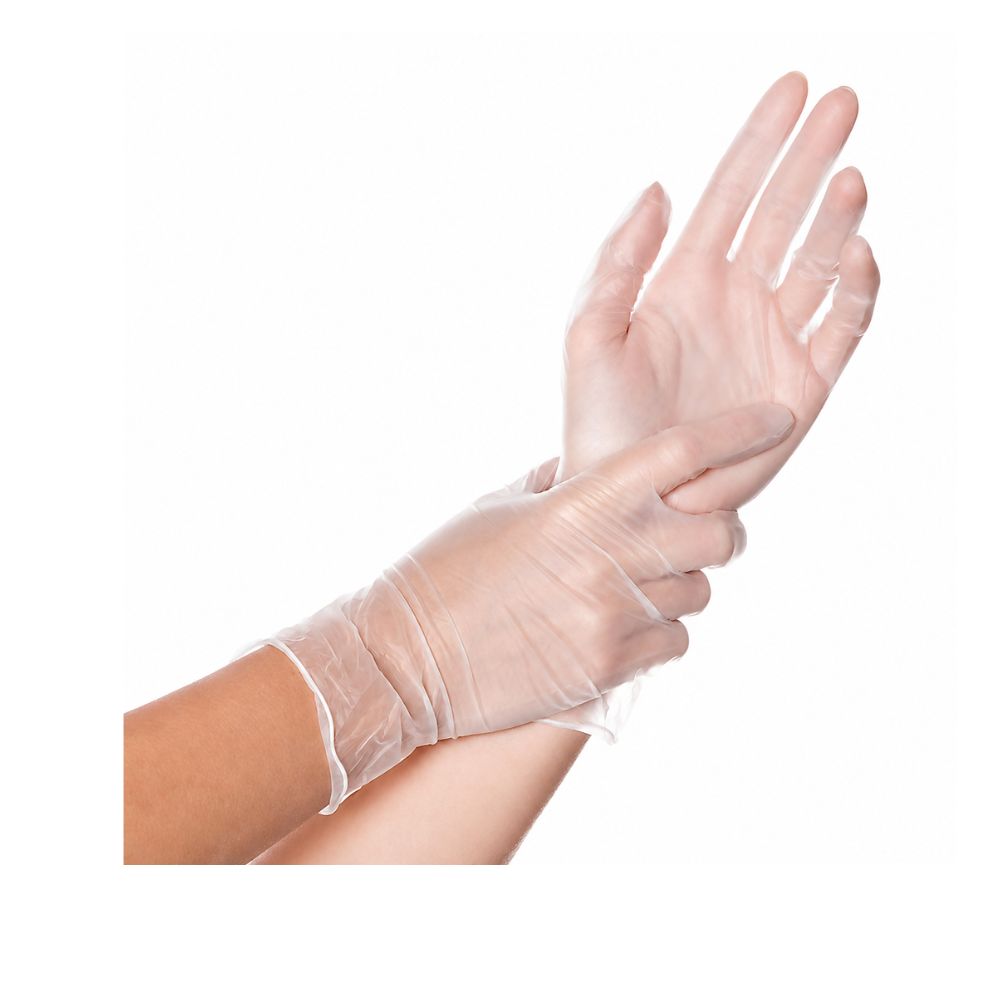 Guantes de Vinilo Transparente