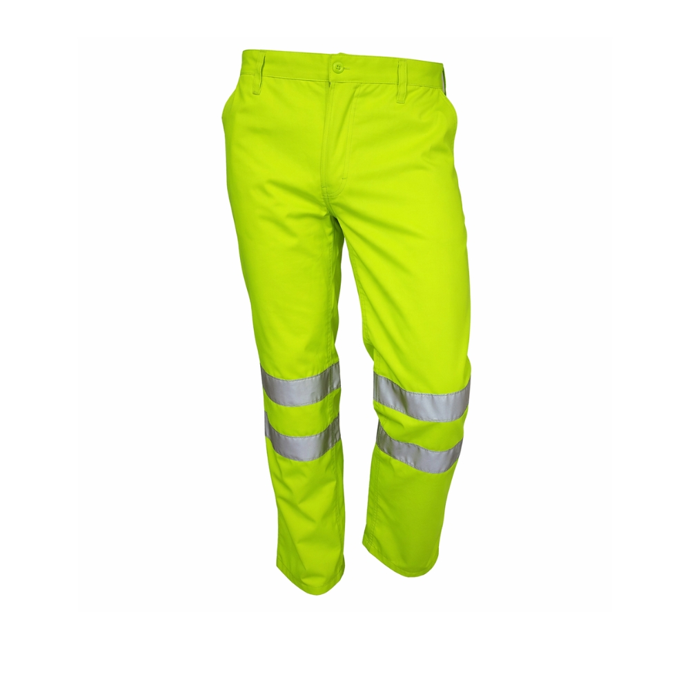 Pantalón Drill Verde Forforescente con Cinta