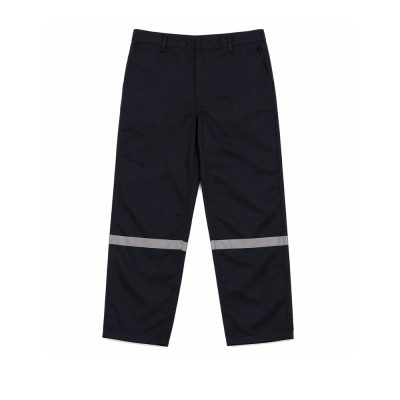 Pantalón Drill Negro con Cinta