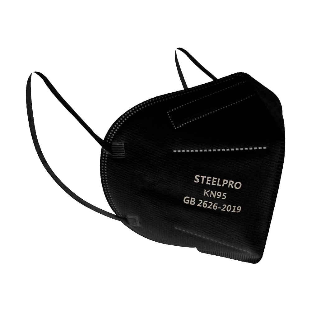 Respirador Descartable Steelpro KN95 Black (pack x 10)
