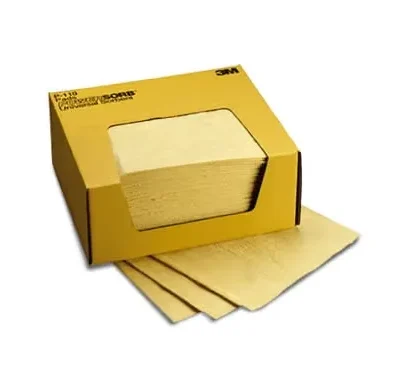 Paño absorbente para químicos 3M P-110 caja x200